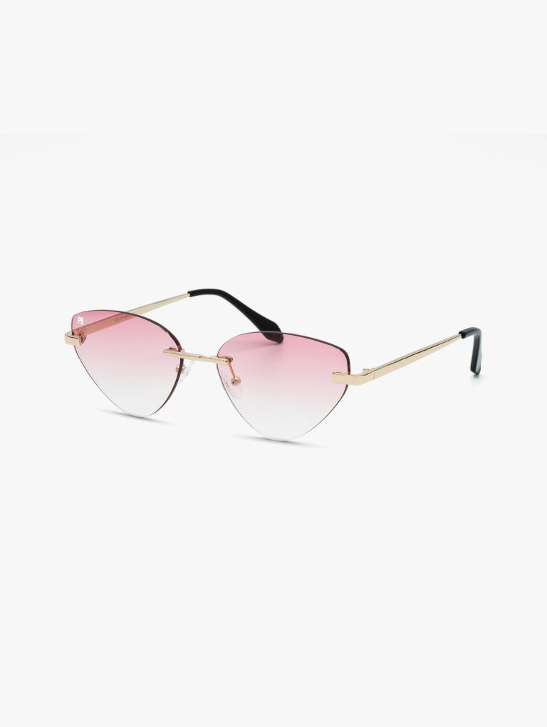 Cairo Gradient Pink Randlose Sonnenbrille