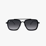 Zwarte zonnebril heren dames gepolariseerd PB Sunglasses