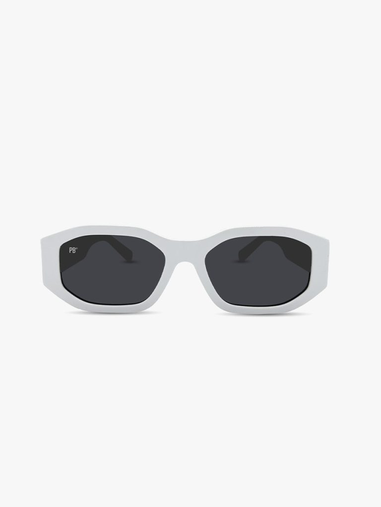 Yves Acetat-Sonnenbrille Weiß